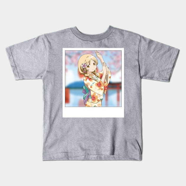 Mami Tomoe - Summer Festival 2021 Kids T-Shirt by YueGraphicDesign